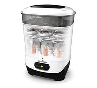 Baby Brezza 4 in 1 Baby Bottle Sterilizer Machine - Largest Capacity Electric Steam Sterilization - Pacifiers, Breast Pump Parts + Universal Sterilizing for All Bottles: Plastic, Glass, Large, Small