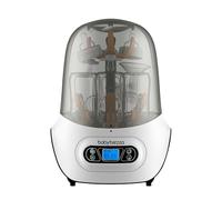 Baby Brezza Baby Bottle Sterilizer and Dryer Machine - Electric Steam Sterilization - Universal Fit - Pacifiers, Glass, Plastic, and Newborn Feeding Bottles