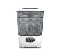 Baby Brezza Bottle Sterilizer and Dryer Advanced - HEPA Filter And Steam Sterilization - Dries 33 Percent Faster Then Original - Universal Fit up to 8 Baby Bottles And 2 Sets of Pump Parts (Any Brand)