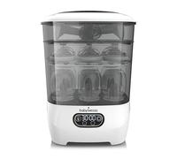 Baby Brezza Bottle Sterilizer and Dryer Advanced - HEPA Filter And Steam Sterilization - Dries 33 Percent Faster Then Original - Universal Fit up to 8 Baby Bottles And 2 Sets of Pump Parts (Any Brand)