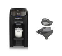 Baby Brezza - Formula Pro Advanced, Automatic Bottle Preparer and Formula Dispenser, Bottle Making Machine, Includes Funnel Refill and Cover, Black Set