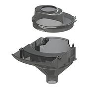 Baby Brezza Formula Pro Advanced Replacement Funnel & Cover, Grey