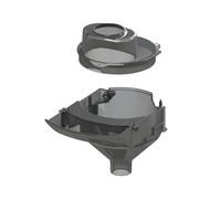 Baby Brezza Formula Pro Advanced Replacement Funnel & Cover, Grey | Only for Formula Pro Advanced + WiFi. Not compatible with Formula Pro Mini
