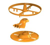 Baby Brezza Formula Pro Advanced Replacement Stirring Wheel, Locking Cover, and Measuring Wheel Set aka Orange Parts