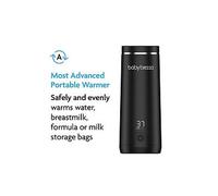 Baby Brezza SuperFast Portable Bottle Warmer / All Black, One Colour One Colour