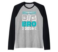 Baby Brother Big BRO 2026 Only Child was Yesterday Brothers Raglan Baseball Tee