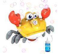 Baby Bubble Machine,Moving Crab Blower for Babies | Smart Multifunctional Dancing Crab Bubble Machine with Light and Music for Party
