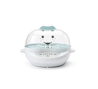 Baby Bullet BSR-0801M BSR-0801N Turbo Food Steamer, Polycarbonate, White