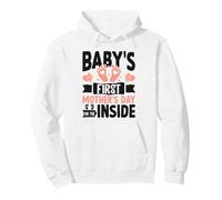 Baby Bump Mother's Day BABY'S FIRST MOTHER'S DAY ON THE Pullover Hoodie