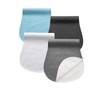 Baby Burp Cloths Set Waterproof Baby Burp Bibs Organic Cotton 4-Pack Feeding Nursing Towel Accessory(K010)