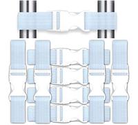 Baby Cabinet Safety Locks,Handles Child Safety Locks Simple Installation Home Safety Strap Locks Fit Closed Handle Cabinets,Oven, Double Open The Door Refrigerator, Kitchen Door (8 Pack, White)