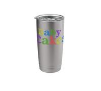 Baby Cakes Fun Retro Typography Stainless Steel Insulated Tumbler
