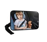 Car Mirror for Baby Safety Seat - 360° Rotatable Rear View Mirror With Easy Installation, Suction Cup or Clamp, Wide Angle View for Safe and Clear Reflection to Monitor Back Seat