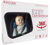 Baby Car Mirror for Back Seat Safest Newborn Essentials with Rear View, Shatterproof, Adjustable to See Rear Facing for Infants, Kids and Pets