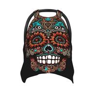 Baby Car Seat Canopy Cover for Mom, Soft Breathable Nursing Breastfeeding Covers Multi Use Stroller Sun Shade Newborn Shower Gift，Sugar Skulls Day of The Dead