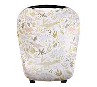 Baby Car Seat Cover Canopy and Nursing Cover Multi-Use Stretchy 5 in 1 Gift"Rex" by Copper Pearl