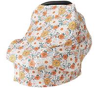 Baby Car Seat Covers- Multi-use Carseat Canopy for Babies, Stretchy Infant Carseat Cover Boy, Shower Gifts for Unisex Boys and Girls(Flower)