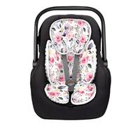 RosyLCG Infant Car Seat Insert, 2-in-1 Reversible Baby Carseat Head Support for Newborn, Soft Carseat Insert Cushion for Baby Girls, Adjustable Baby Headrest for Strollers