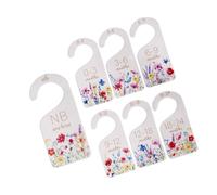 Baby Cards, 7Pcs Shatterproof Acrylic Photo Props for Newborn Photography, Monthly Age Markers First Birthday Keepsakes Infant Growth Tracking Set