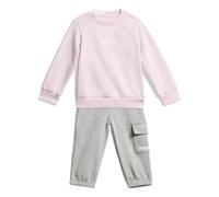 Baby cargo sweatshirt and jogger set adidas Essentials Rose 9/12 mois
