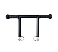 Baby Carriage Cart Handle Extender Practical and Sturdy Double Tube Extension Rod with Optional Clip for Easy Use Lightweight Strollers Handlebar