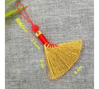 Baby Carriage Pendant Mini Sorghum seedlings Small Broom Bedside Sleeping car Accessories(Colour:Chinese Knot)