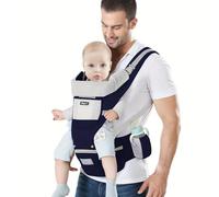 Baby Carrier Backpack with Hip Seat Ergonomic Design Infant Multifunctional Waist Stool Newborn to Toddler Multi-Use Before and After Kangaroo Bag Accessories