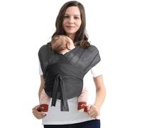 Baby Carrier, Breathable Soft and Stretchy Designed for Babies and Toddlers with Storage Pockets, Easy to Put on and Take Off, Grey (L)