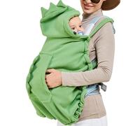 Baby Carrier Cover Cute Dinosaur Hooded Cloaks Baby Carrier Cover Soft ＆ Windproof Baby Blanket Washable Pram Covers Gifts for Mom, Baby Use in All Seasons Style 1