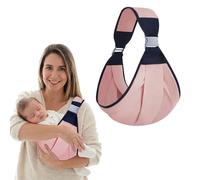 Baby Carrier with Adjustable Sling Baby Sling Carrier Toddler Carrier Toddler Sling Carrier Baby Child Carrier Slings for Daily Outings, Hiking, and Hands-Free Parenting(Pink)