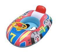 Baby Cartoon Float Lying Swimming Rings Infant Outdoor Swim Rings Kids Swim Trainer Inflatable Hot Day Pool Toy Inflatable Cartoon