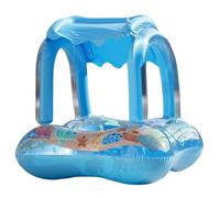 Baby Cartoon Float Lying Swimming Rings Infant Outdoor Swim Rings Kids Swim Trainer Inflatable Hot Day Pool Toy Inflatable Cartoon