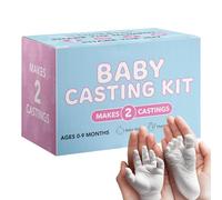 Baby Casting Kit - Complete Baby Plaster Hand Mold Casting Kit | Memorable Babys Keepsake Hand Castings Kits | Footprint Milestone Molding Suitable for Newaborn Memories and Nursery Decor