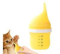 Baby Cat Milk Bottle,40ml Dog Kitten Milk Feeding Bottle | Silicone Reusable Nipple Pet Feeder, Portable Precise Pet Supplies for Travel, Nursing