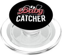 Baby Catcher Midwifes Sayings Midwifery Midwife Job PopSockets PopGrip for MagSafe