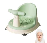 Baby Chair for Tub Sitting Up - Swivel Bath Seat - Babies Baths Chairs | Non-Slip Support with Rotating Base Safety Lock Backrest for Toddler Hygiene Time Aid