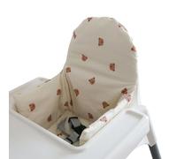 Baby Chair Pad Cover Machine Washable Fabric Easy Cleaning Breathable Design Cartoon Patterns Cushion Breathable