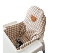 Baby Chair Pad Cover Machine Washable Fabric Easy Cleaning Breathable Design Cartoon Patterns Cushion Breathable Comfortable Fabric Chair Pad Cover for Baby Feeding with Machine Washable to Ensures