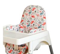 Baby Chair Pad Cover Machine Washable Fabric Easy Cleaning Breathable Design Cartoon Patterns Cushion Breathable