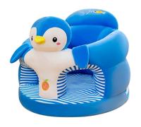 Baby Chair Sit Me Up Cute Penguin Design Sit Me Up Floor Seat for Baby Comfy Plush Infant Seat Removable and Washable for Home or Travel