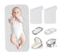 Baby Change Mat 3Pcs Waterproof Nappy Changing Mat Travel Foldable Reusable Diaper Changing Pad for Home Outside Baby Travel Essentials
