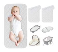 Baby Change Mat 3Pcs Waterproof Nappy Changing Mat Travel Foldable Reusable Diaper Changing Pad for Home Outside Baby Travel Essentials Product Change Portable