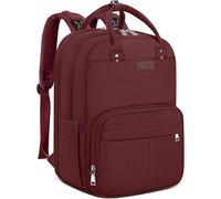 Baby Changing Bag Backpack with Portable Changing Mat Waterproof Nappy Bag Multifunction Baby Diaper Bags Large Rucksack Bag for Mom & Dad Red