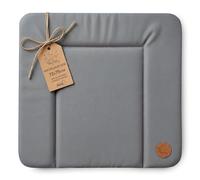 Baby Changing Mat 72 x 75 cm - Universal Portable Hard Wedge Mat for Chest of Drawers Washing Machine and Table Washable and Waterproof Grey