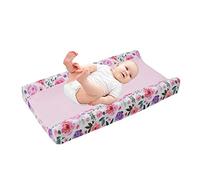 Baby Changing Mat Cover Cotton, 32''X16'' Changing Pad Wedge Covers, Removable Baby Cradle Mattress Cover, Changing Table Mat Cover Girl and Boy Baby Gift (Cover Only, Pad Not Included)