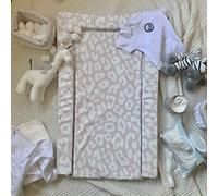 Baby Changing Mat - Leopard Print Pink, Padded Waterproof Changing Cushion, Easy Wipe Clean
