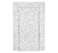 Baby Changing Mat, Origami Dino Deluxe Waterproof with Raised Padded Edges, Uniquely Designed, Easy Wipe Clean a Perfect, Practical Addition to Your Nursery 75cm x 47.5cm x 5cm