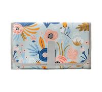 Baby Changing Mat, Waterproof Nappy Changing Mat, Foldable Travel Accessories with Wet Wipes Compartment for Prams, Girls, Parents, Children's Room, Nursery, Hospital and Aeroplane