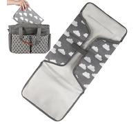 Baby Changing Pad | Built-in Pillow New Born for Baby | Waterproof Portable Changing Mat, Excellent- Baby Shower/Registry