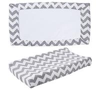 Baby Changing Pad Cover Soft Cotton Breathable Newborn Infant Diaper Changing Table Cover Washable Reusable Cradle Mattress Protector(StyleA)